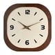 thumbnail image 1 of Reloj de pared sencillo de 40 cm/15,75 pulgadas, silencioso, decorativo, para oficina. Cuadrado, 1 of 9