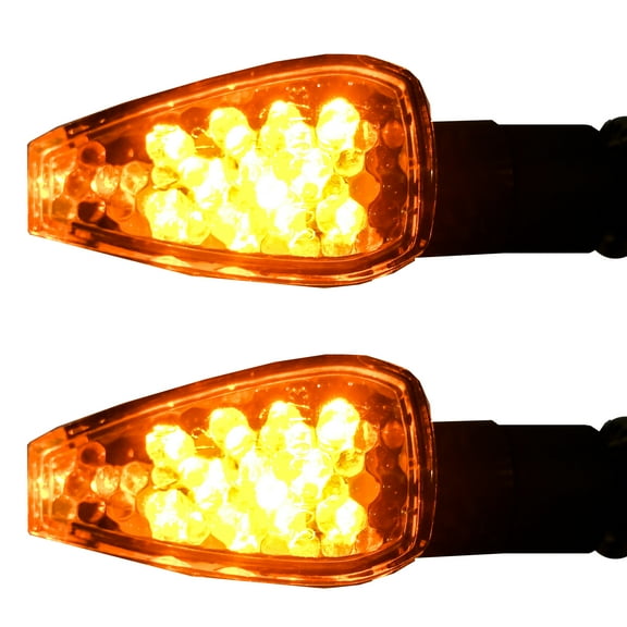 4x Carbon Turn Signal OZ-USA® LED Dual Sport Motorcycle dirt bike light blinker street