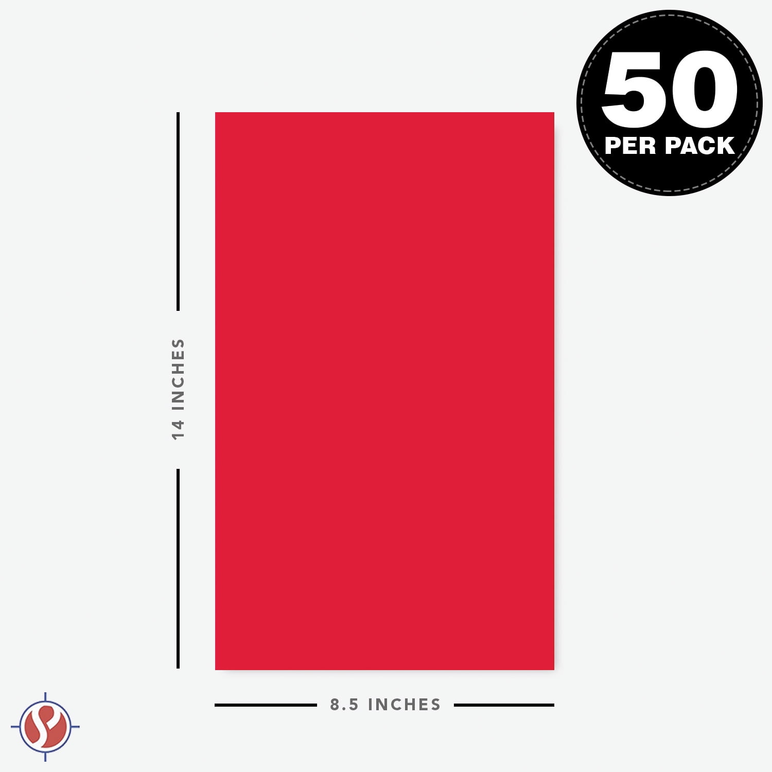 Jam Paper Legal Colored 24lb Paper 8.5 X 14 Red Recycled 500 Sheets/ream  101337b : Target