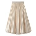 thumbnail image 3 of RUTAYY Women's Mesh Skirt A-Line Elastic High Waist Breathable Indoor Outdoor Activities Playful Vacation Midi Skirt, 3 of 3