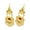 1, variant on Elegant Trend Indian Jhumka Earrings Gold Plated Geometric Accessory for Trendy Women Stylish Outfits