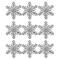 thumbnail image 4 of 30 unids piezas de copo de nieve DIY parches de horquilla Pinza de pelo DIY Ropa Accesorios, 4 of 5
