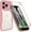 Pink, variant on MYKOMI for iPhone 17 Pro Max Case, [Built-in Screen Protector] [Military Grade Shockproof] 360° Full Body Clear Rugged Protective Case Cover for iPhone 17 Pro Max