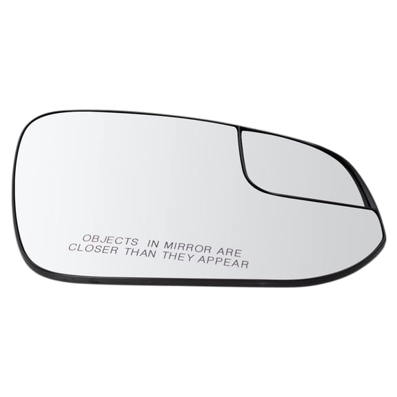 TRQ Exterior Mirror Glass Heated RH Passenger Side for 16-18 Toyota Rav4 MGA09946