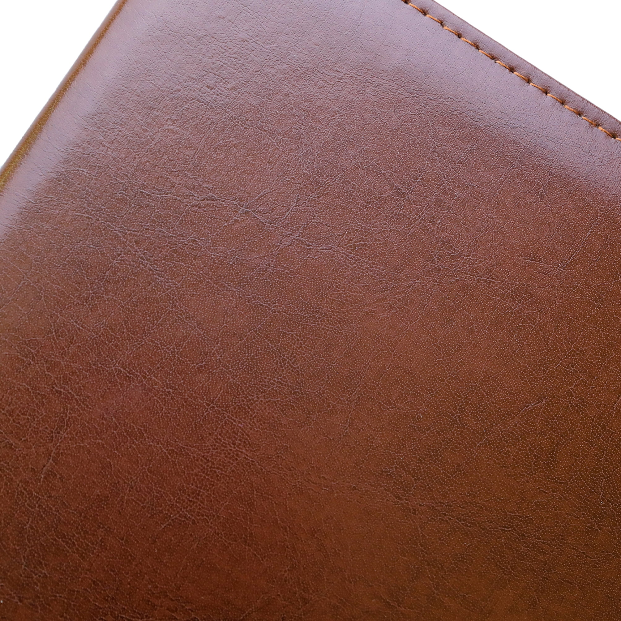 Pen+Gear Bonded Leather Padfolio, Brown, 9.5 in x 12.25 in, 1