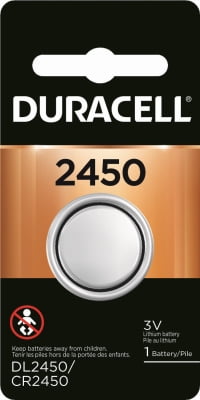 Duracell 3V Size 2450 Lithium Home Medical Battery