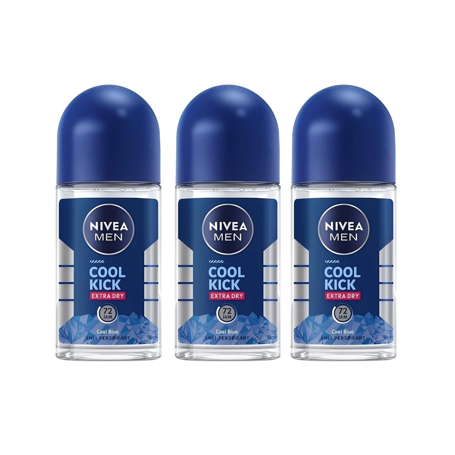 Nivea Men Cool Kick Anti-perspirant Deodorant ROLL-ON, 50 ML 1.7