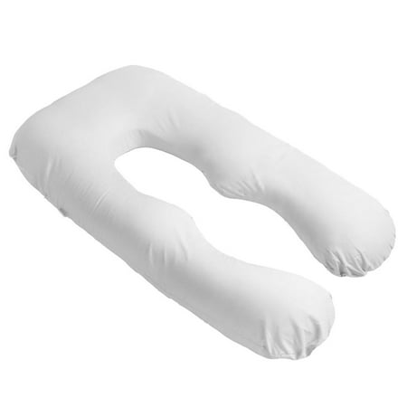 U Shaped Pregnancy Maternity Pillow w/ Zippered Cover Premium Contoured Body