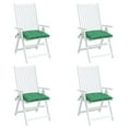 thumbnail image 3 of vidaXL Chair Cushion Set of 4 Green Oxford fabric (100% polyester), 3 of 6