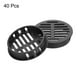 thumbnail image 3 of Uxcell 40Pcs 50mm/2in Ventilaciones de Aire Circulares, Cubierta de Ventilación Soffit Negra, 3 of 5