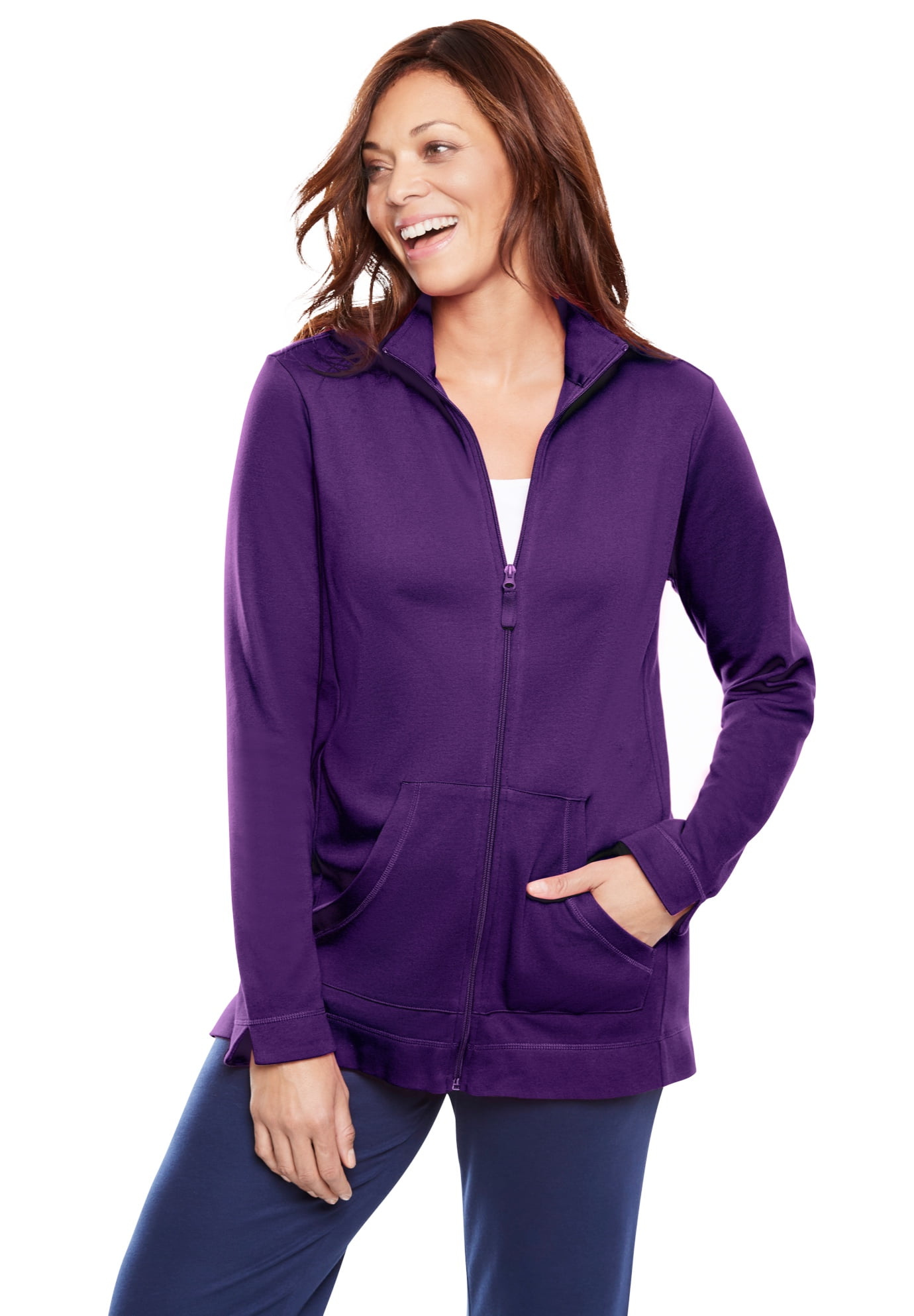 Download Woman Within - Woman Within Women's Plus Size Long-Sleeve ...