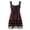 Red, variant on OSOLU Solid Color Ladies Lace Patchwork Plaid Dress Lace Sleeveless Skirt Fashion Birthday Sundress Dresses For Women 2025 Elegant Classy