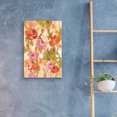 thumbnail image 5 of Epic Art 'Pink and Orange Brocade I' by Silvia Vassileva, Acrylic Glass Wall Art, 16"x24", 5 of 10