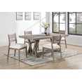 thumbnail image 2 of Cornelia 5-piece Rectangular Dining Table Set Coastal Grey, 2 of 14