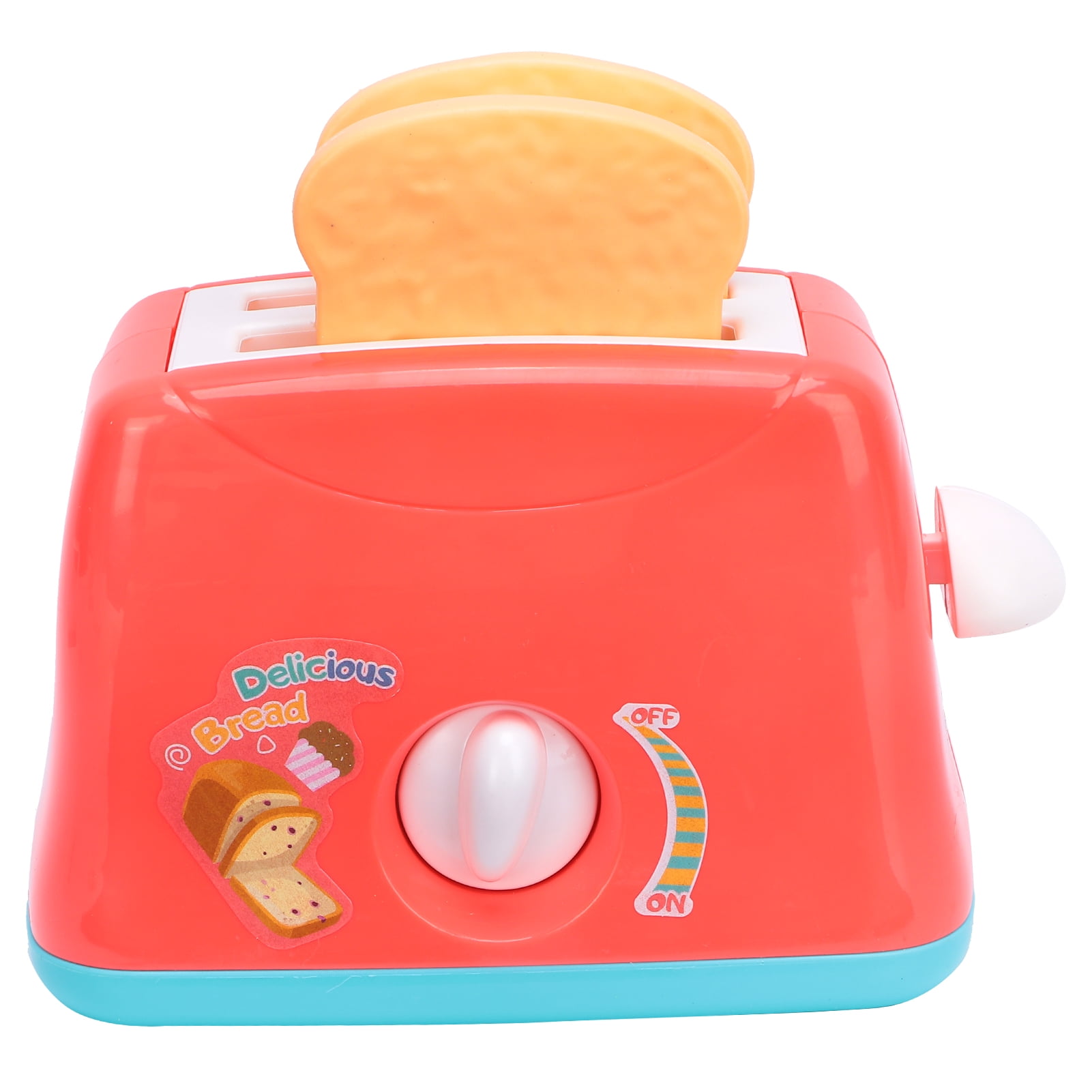 Toaster Play Toy, Interactive Safe Rounded Edges Up Simulation Plastic
