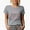 Heather Grey, variant on It's Not Me, It's You, Girl Quote with a Retro Smiling Face, Sassy Girls Merch Gift, White T-Shirt, Small