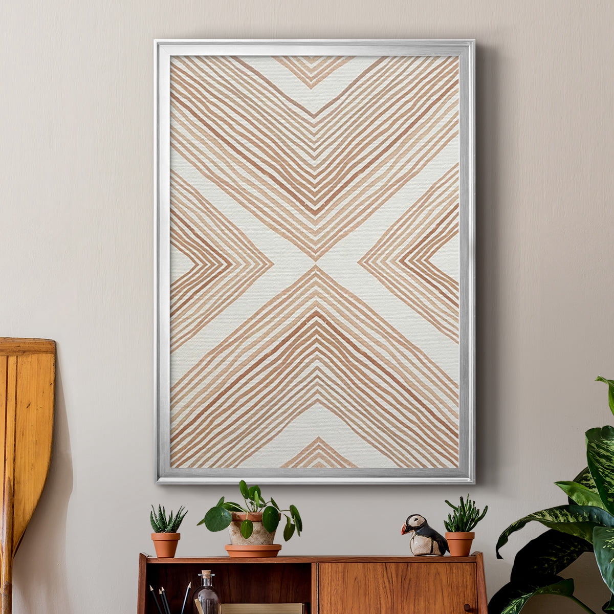 Diametric Clementine II Premium Framed Print, in Gold, Black, or Silver - Ready to Hang