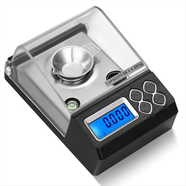 Báscula Electrónica Portátil de Precisión para Joyería de 50 G (0,001 G), Balanza Digital para Conteo de Quilates y Miligramos.