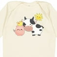 thumbnail image 4 of Inktastic Fun Farm Animals Cow, Pig, Chick Boys or Girls Long Sleeve Baby Bodysuit, 4 of 5
