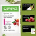 thumbnail image 3 of Herba life. Raspberry Herbal Tea Concentrate: Raspberry Flavor – Gluten-Free, Naturally Flavored, No Artificial Sweeteners (30 Packets), 3 of 6
