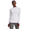 thumbnail image 1 of Remera Under Armour Authentics Cuello Simulado para Mujer - Blanco/Negro, 1 of 5