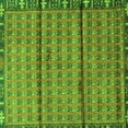 thumbnail image 1 of Ahgly Company Indoor Square Persian Green Traditional Area Rugs, 5' Square, 1 of 1