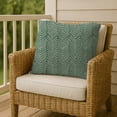 thumbnail image 5 of Creative Products Scribble Chevron Green 20 x 20 Indoor / Outdoor Pillow, 5 of 8