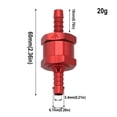 thumbnail image 4 of Valve de Contrôle Anti-Retour Carburant 6-12Mm Essence Diesel Eau Ligne de Carburant Unidirectionnelle A, 4 of 10