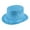 BU1, variant on LSQii Men's and Women's Jazz Hats Solid Color Sequins Bucket Cap Retro Disco Dance Accessories Mardi Gras Festivals Party Performance 1920s Blue