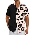thumbnail image 2 of Awdenio Shirts for Men Short Sleeve Shirts Casual Novelty Printed Vintage Bowling Shirt Cuba Beach Summer Shirts Button Up Shirt, 2 of 5
