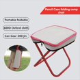 thumbnail image 3 of Taburete Plegable Portátil para Acampar, Silla, Taburete de Pesca con Almacenamiento Plegable, Minitaburete Multifuncional para Bocetos de Viaje, 3 of 5