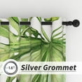 thumbnail image 5 of Lfeey Blackout Curtains, Tropical Palm Leaf Print Grommet Top , for Living Room Kitchen Drapes, 63 Inch Long , Set of 2, 5 of 6