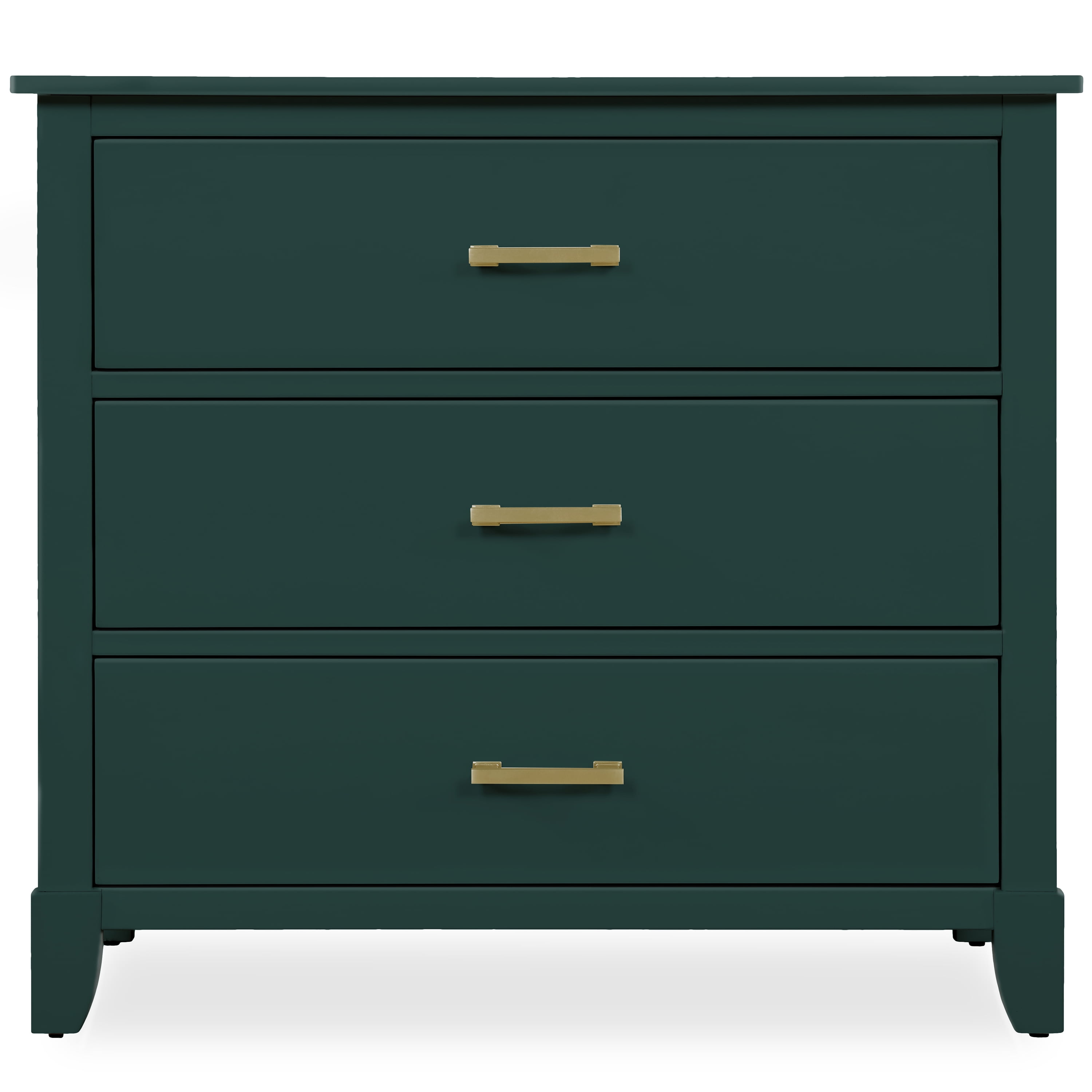 Dream On Me Universal 3 Drawers Chest Mid Century Modern In Olive, Model #600-OLIVE