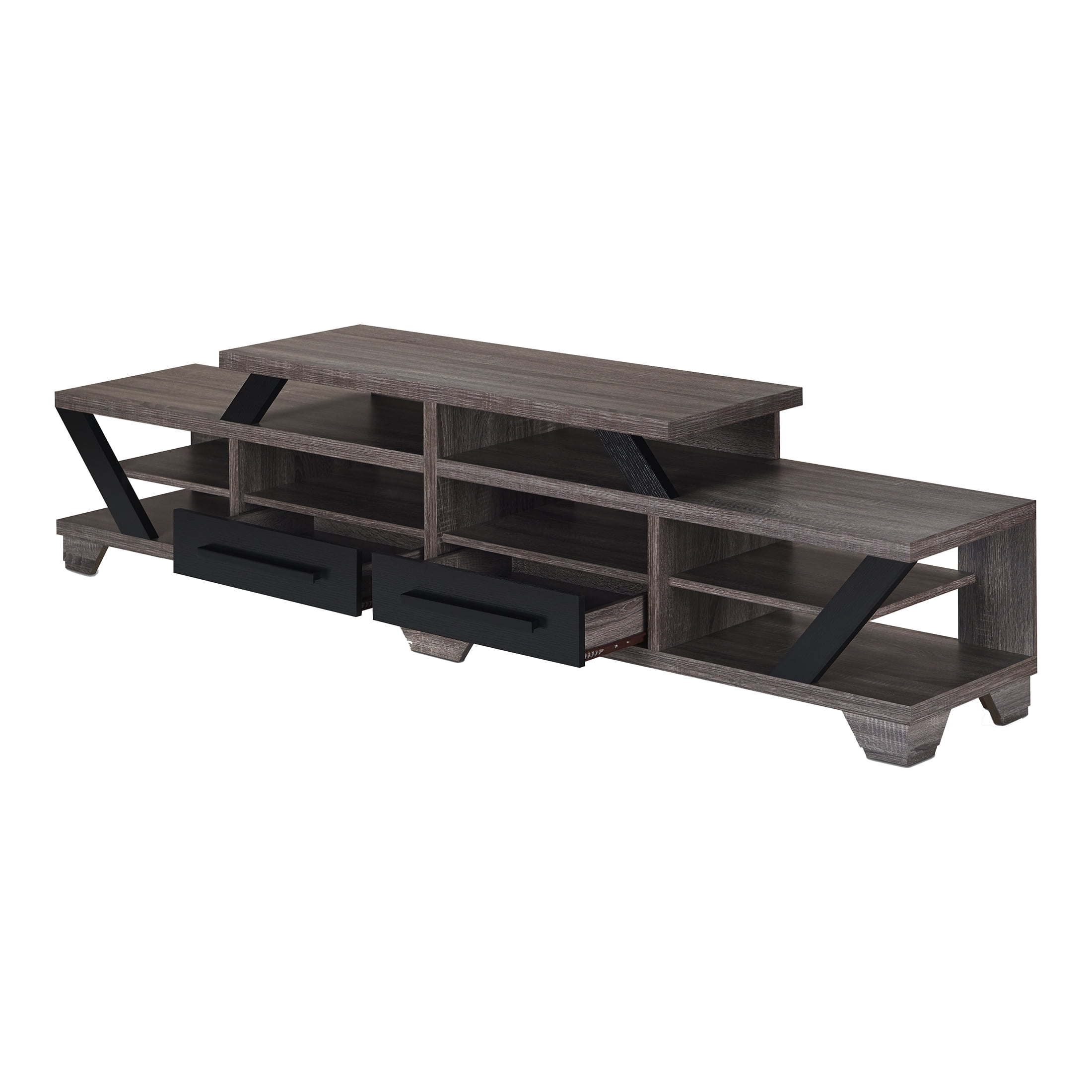 Furniture of America Bilon TV Stand for TVs up to 47", Distressed Gray