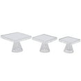thumbnail image 4 of MONIPA Metal Cupcake Stand Cake Dessert Wedding Party Display Square Mirror Plate Tray, 4 of 12