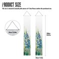 thumbnail image 7 of SEANATIVE Flower Leaves Porch Banners 2 Piece Hanging Flag Porch Sign for Door Outdoor Holiday Yard Porch Flag Decor Farmhouse Indoor 70.8 x 12.6 Inch, 7 of 7