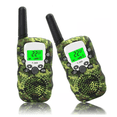 thumbnail image 1 of Walkie Talkie Ninos Con 8 Canales Vox De 3 Millas 2 Piezas verde Camuflaje, 1 of 4