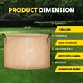 thumbnail image 2 of LEEYNEER iPower 10 Gallon 6-Pack Plant Grow Bag Fabric Pots Containers, 2 of 6