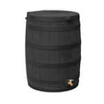 thumbnail image 2 of Good Ideas Rain Wizard Rain Collection Barrel 50-Gallon w/ Diverter Kit, Black, 2 of 6