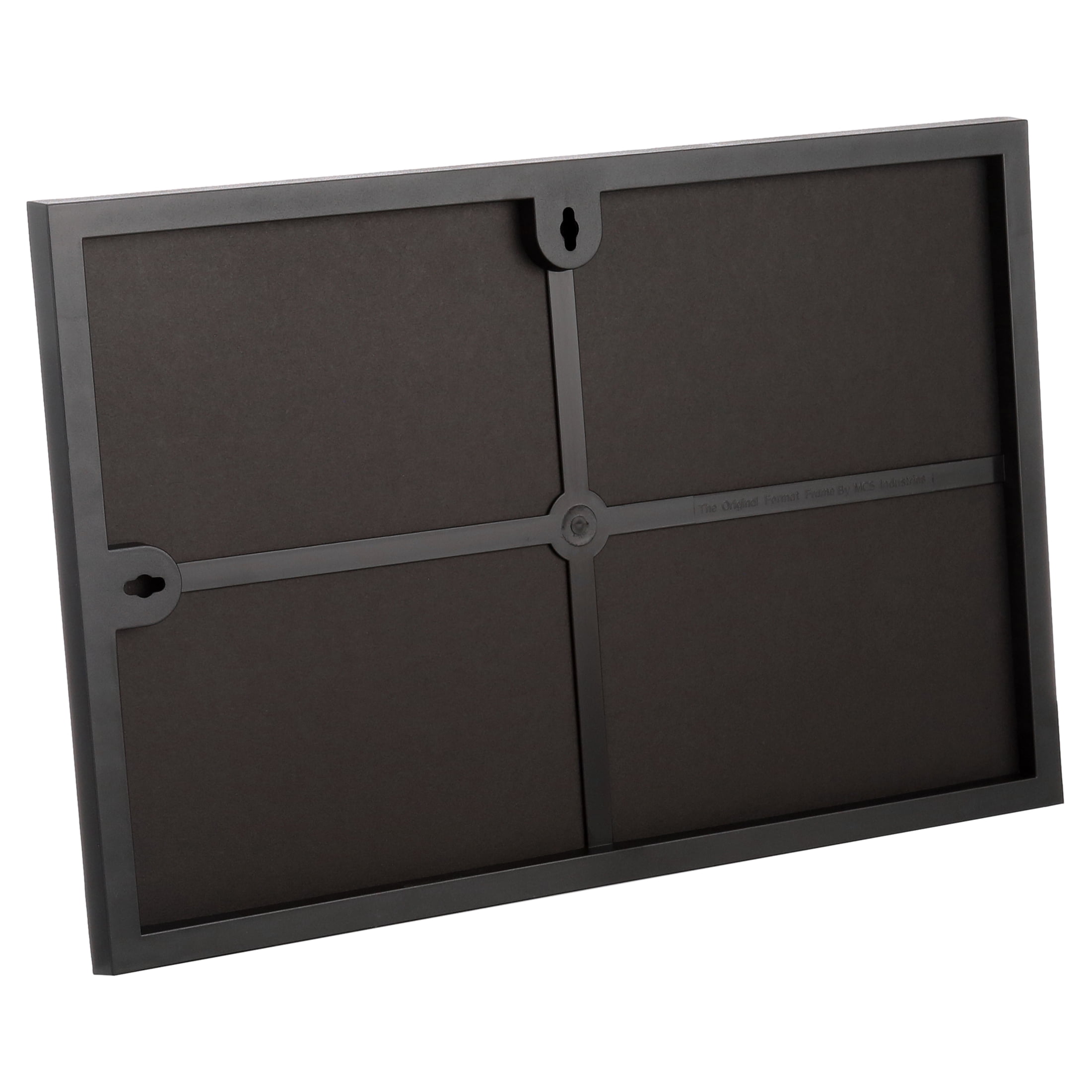 Mainstays 11x14 Black Front Loading Wall Frame, Set of 6