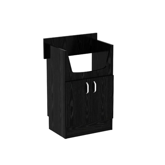 Shampoo Cabinet SANDEN BLACK NO FAUCET CABINET ONLY