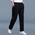 thumbnail image 3 of Pantalones De Chándal Pantalones De Chándal Para Hombre Pantalones De Chándal Deportivos Pantalones De Chándal Sueltos Casuales De Gran Tamaño Pantalones De Entrenamiento Rectos Para Hombre, 3 of 5