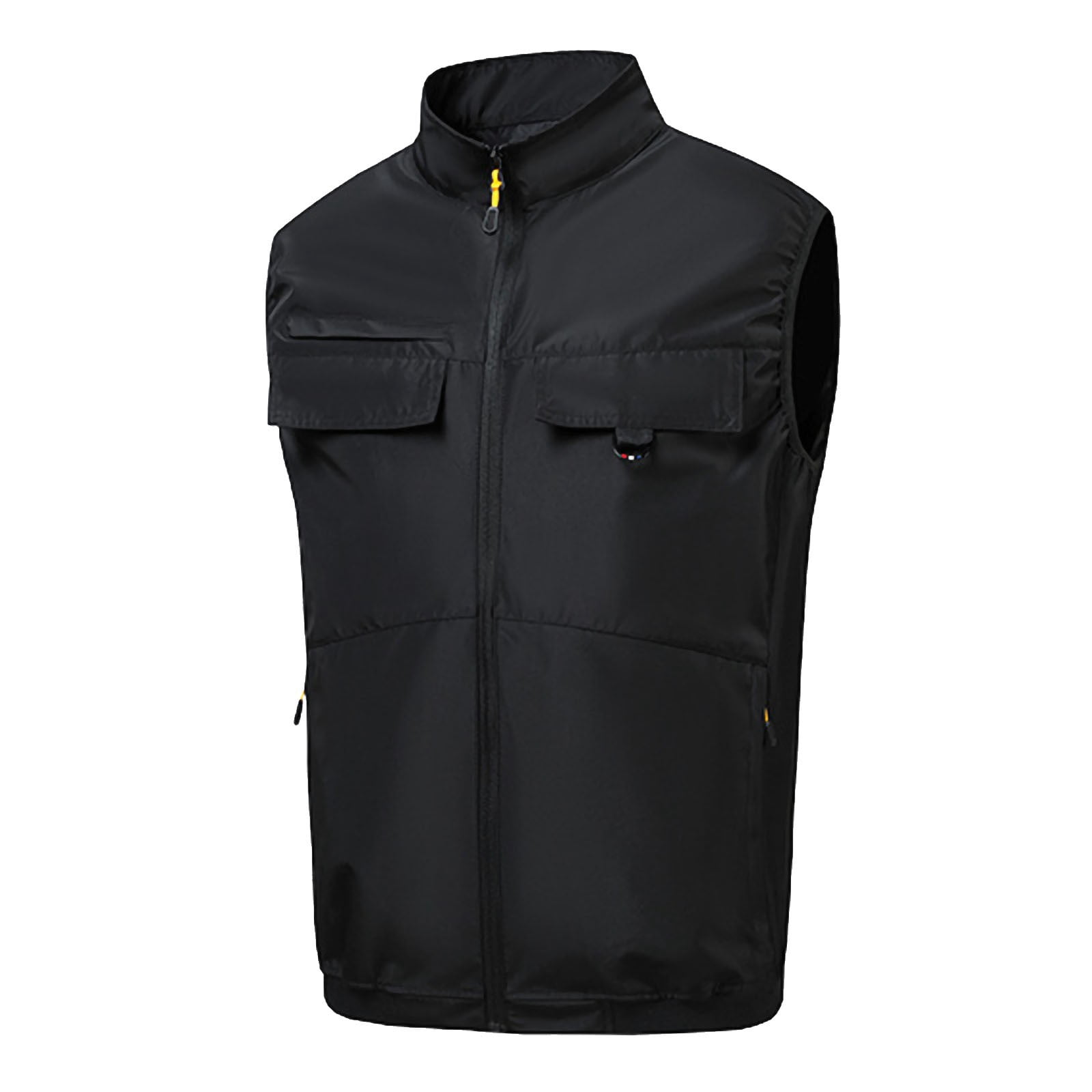Kakii Men's Lightweight Softshell Vests Short Sleeve Jackets for Golfing Hiking Running