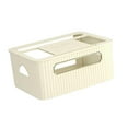thumbnail image 1 of Router Rack Large Capacity Cord Arrangement Box Office Desktop Organizer Shelves White Thicken, 1 of 8