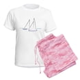 thumbnail image 6 of CafePress - Sailing Women's Light Pajamas - Women's Short Sleeve Print T-Shirt and Pants Light Cotton Pajama Set, 6 of 7