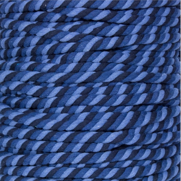 Super Soft 3 Strand Twisted Cotton Rope - Multiple Colors to Choose from in Various Diameters and Lengths