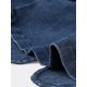 thumbnail image 5 of Chaqueta de mezclilla para mujer INSPIRE CHIC con solapa, un botón y mangas largas, talla M azul, 5 of 6