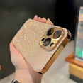 thumbnail image 6 of Luxury Plating Bling Glitter Rhinestones Gem Diamond Phone Case For iPhone 17 16 15 Pro Max Camera Protection Cover, 6 of 15