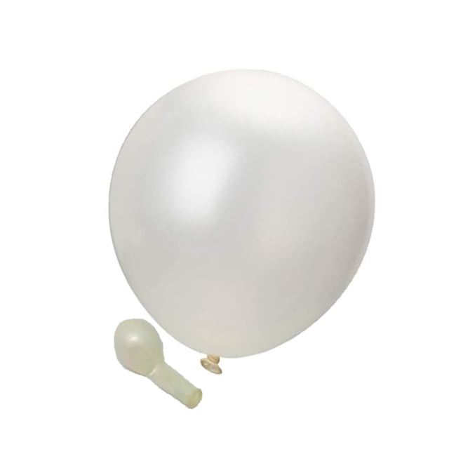1 Juego de globos de látex gruesos, decoración de fondo, suministros para el hogar, Kit de diseño de habitación de 10 pulgadas, accesorios de Kits de decoración para fiestas color perla blanco Naiovety HA060606-11B