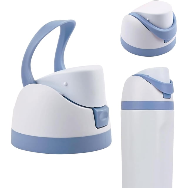 Tapa de repuesto BEHEGTYE para Owala Freesip – Accesorio de tapa superior de botella de agua con un botón, compatible con tazas de 16, 24, 32 y 40 onzas, sin fugas de agua, sin A